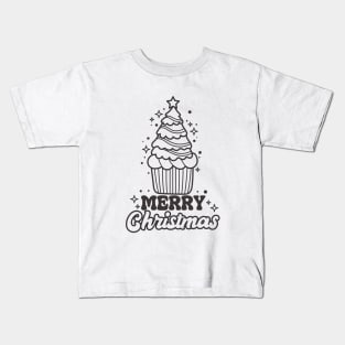 Merry Christmas Cake Kids T-Shirt